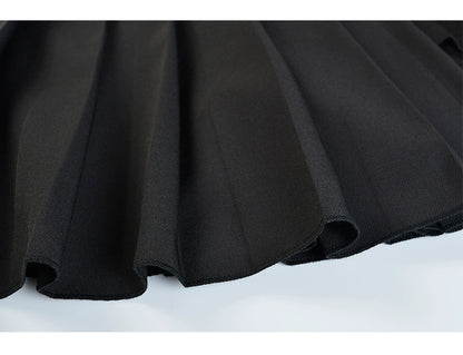 AltGoth Punk Mall Goth Shorts Skirt Women Y2k E-girl Streetwear Harajuku Leg Ring Buckle Detachable High Waist Emo Alt Clubwear.