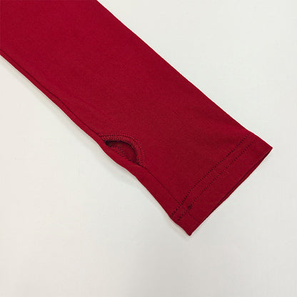 Gtpdpllt Women Tees Sexy Turtleneck Long Sleeve Pleated Basic Women's T-shirts 2025 Spring Autumn Fashion Chic Female Streetwear.