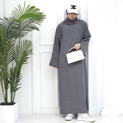 2024 New Dubai Abaya for Muslim Women Eid Ramadan Modest Dress Türkiye Loose Large Elegant Dress Gown Female Islam Clothing.