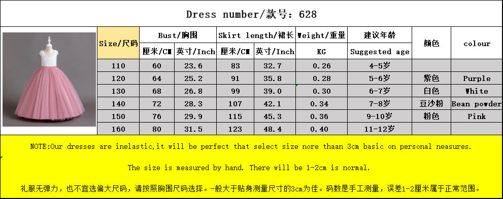 Blau gefärbtes Spitzen-Prinzessinnenkleid für Kinder, Laufsteg für kleine Mädchen, Klavieraufführung. Tragen Sie ein langes Blumenjungenkleid mit großer Schleife.