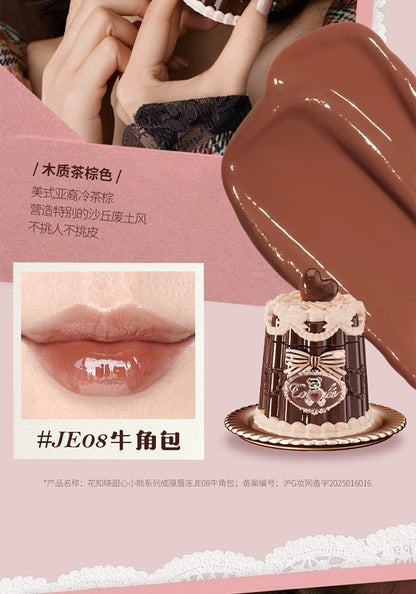 Flower Knows The Sweetie Bear Collection Coating Lip Jelly Lip Cream 5ml Lip Makeup Professional Cosmetics