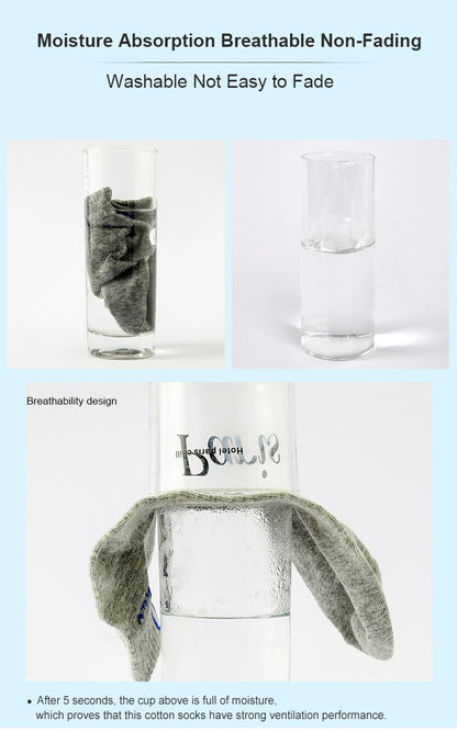 10/20/30 Pairs Socks Men Ankle Cotton Socks Brand Classic Fashion Black White Socks Breathable Mesh Athletic Short Socks Summer.