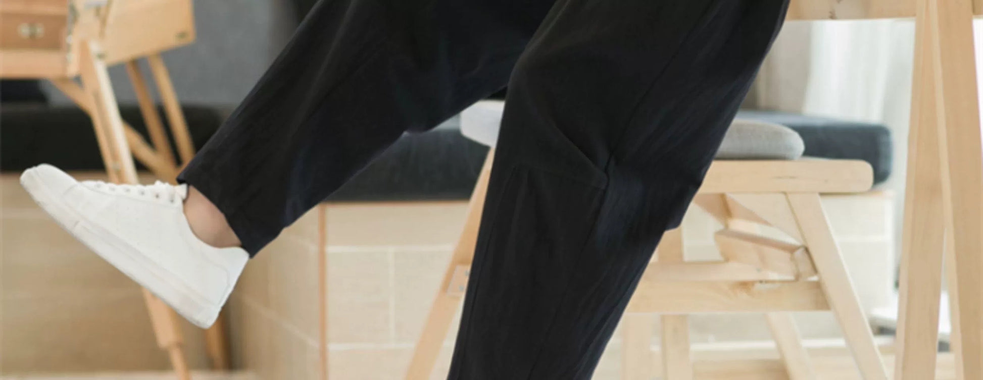 Men's Pants Cotton and Linen Male Summer New Solid Color Mens Trousers Loose Fitness Baggy Streetwear Plus Size M-5XL.