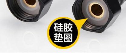 30/40/60/80cm Nylon Braided Water Inlet Hose Black Faucet Heater Pipe Toilet Connection Cold Hot Mixer Inlet Pipe Kitchen