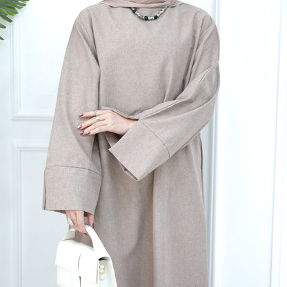 2024 New Dubai Abaya for Muslim Women Eid Ramadan Modest Dress Türkiye Loose Large Elegant Dress Gown Female Islam Clothing.