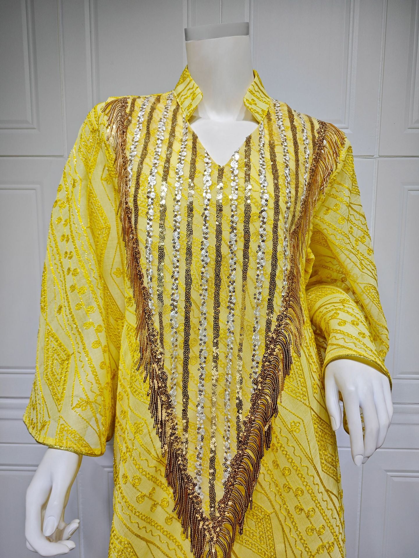 Marokko Party kleid für Frauen muslimische Abaya Mesh Pailletten Jalabiya Dubai Abayas Kaftan Abaya Islam Vestidos arabische lange Robe Herbst