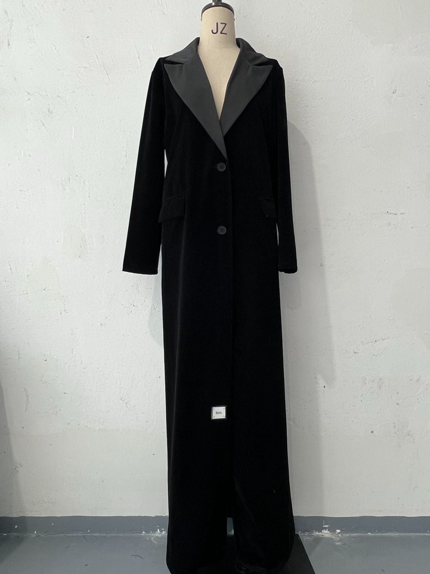 Muslim Women Abaya Eid Lapel Trench Coat Single Breasted Overcoat Ramadan Morocco Dubai caftan kaftan Arab Casual Long Outerwear.