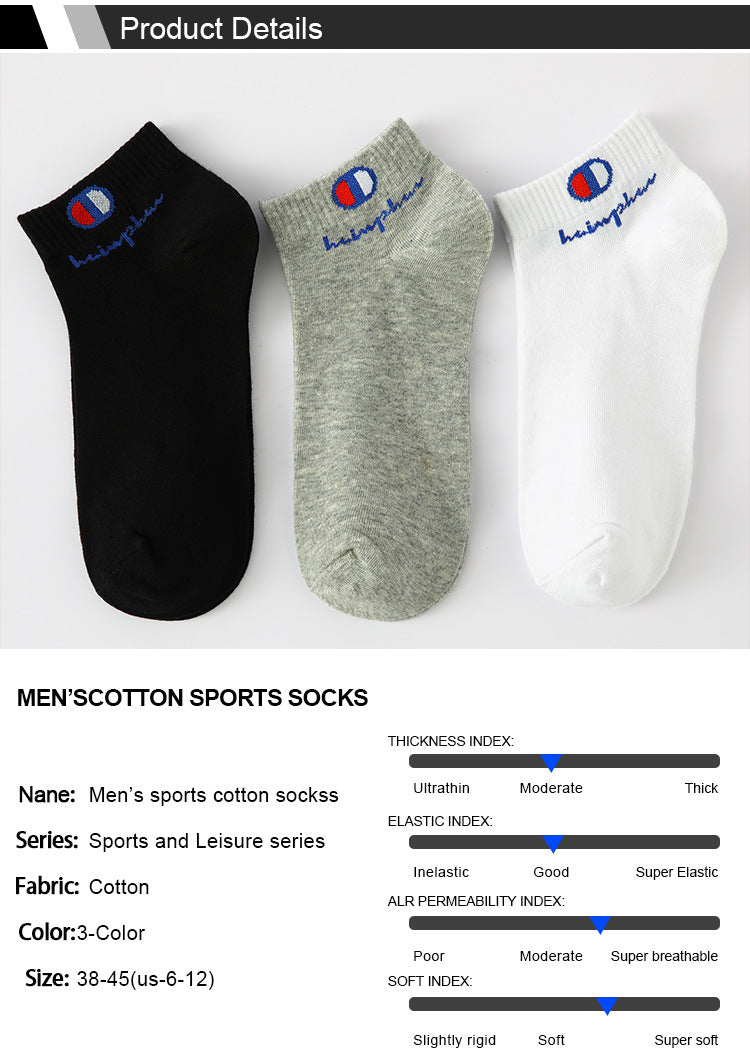 10/20/30 Pairs Socks Men Ankle Cotton Socks Brand Classic Fashion Black White Socks Breathable Mesh Athletic Short Socks Summer.