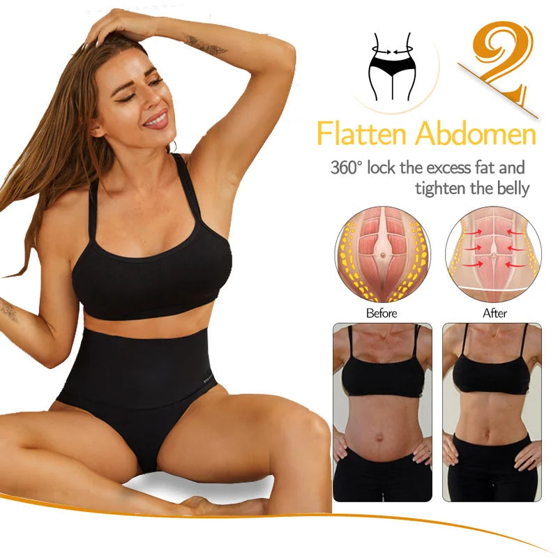 High Elastic Seamless Briefs Women Butt Lifter Panties Tummy Control Slimming Underwear Female Sexy Lingerie Large Size S-3XL.