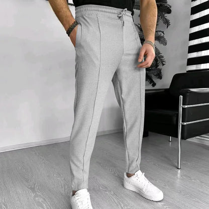 2024 Amazon Summer New Men's European and American Independent Station Drawstring Sports Casual Pants for Men.
