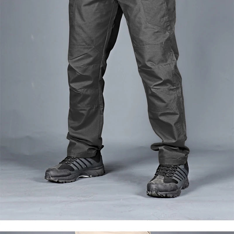 New Mens Tactical Pants Multiple Pocket Elasticity Military Urban Commuter Tacitcal Trousers Men Waterproof Cargo Pant 6XL.