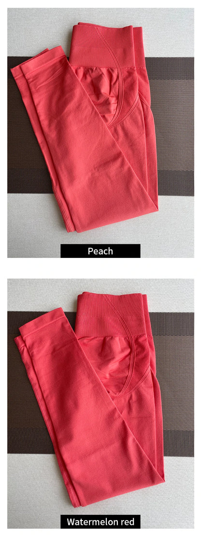 Effortless Seamless Tight Pants Gym Leggings Womens Workout Yoga Pants Soft High Waist Outfits Fitness Sports Wear