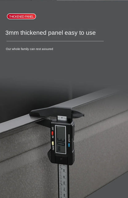 Wasserfall-Küchenspüle aus Edelstahl 304, großes Einzelschlitz-Wasserhahn-Set mit integrierter Digitalanzeige, Seifenspender, Tassenwascher