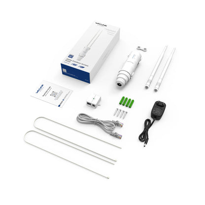 WAVLINK AC300/600/1200 Wireless Outdoor WIFI Router High Power Extender POE Waterproof AP/Repeater 7/8 dBi Directional Antennas.