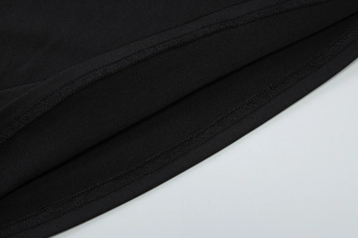 Cryptographic One Shoulder Asymmetrical Tops Summer Fashion Outfits Embellished Sexy Backless Solid Cropped Top Streetwear.