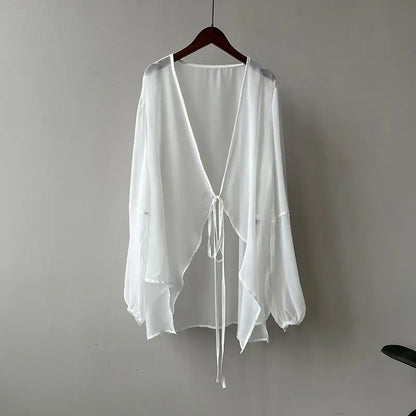 Jacken Frauen Elegante Sommer Sun-proof Zarte Mode Täglichen Lose Einfache Feste Alle-spiel Grundlegende Stilvolle Koreanische stil Puff Hülse