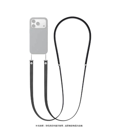 High End Official Magnetic Woven Strap for Orginal Iphone 17 Pro Max 17 Air Phone Crossbody Lanyard Anti-loss Apple Strap.