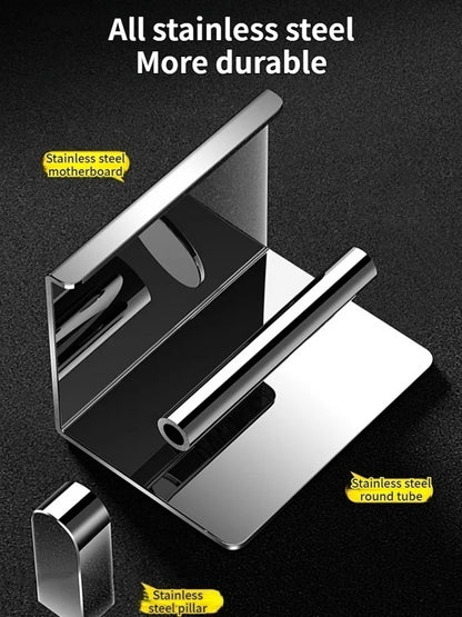 Badezimmer-Toilettenpapierhalter aus Edelstahl 304, wasserdichte Rollenpapierbox, Taschentuchbox, Halter, Badezimmer-Hardware-Zubehör