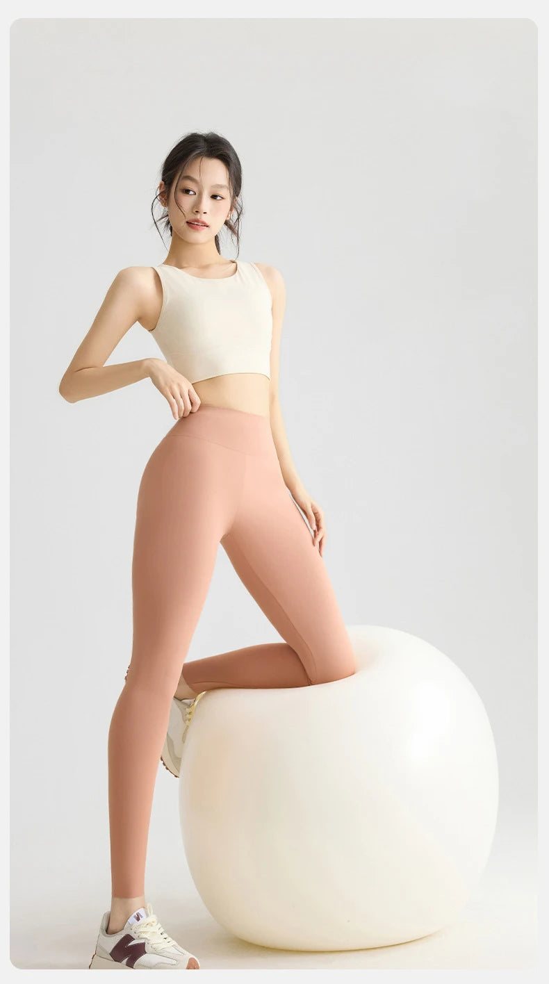 BIVIGAOS Spring Summer Multi Colored Thin Casual Fashion Sharkskin Leggings Women High Waist Tight Sport Cycling Fitness Legging.