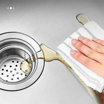 304 Stainless Steel Kitchen Sink Above Counter Undermounter Silver Double Farmhouse Wash Basin with Gourmet Faucet Drainage