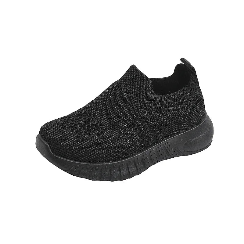 Children Shoes Spring Summer Kids Sneakers Soft Breathable Mesh For Boys Slip-on Casual Shoes Anti-Slip Walking Baby Girls Shoes.