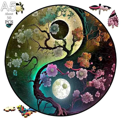 Giraffe Wooden Animal Puzzle Medium Difficulty Wood Jigsaws for Kids Adults Dragonfly Jigsaw Interesting Intelligent Toys