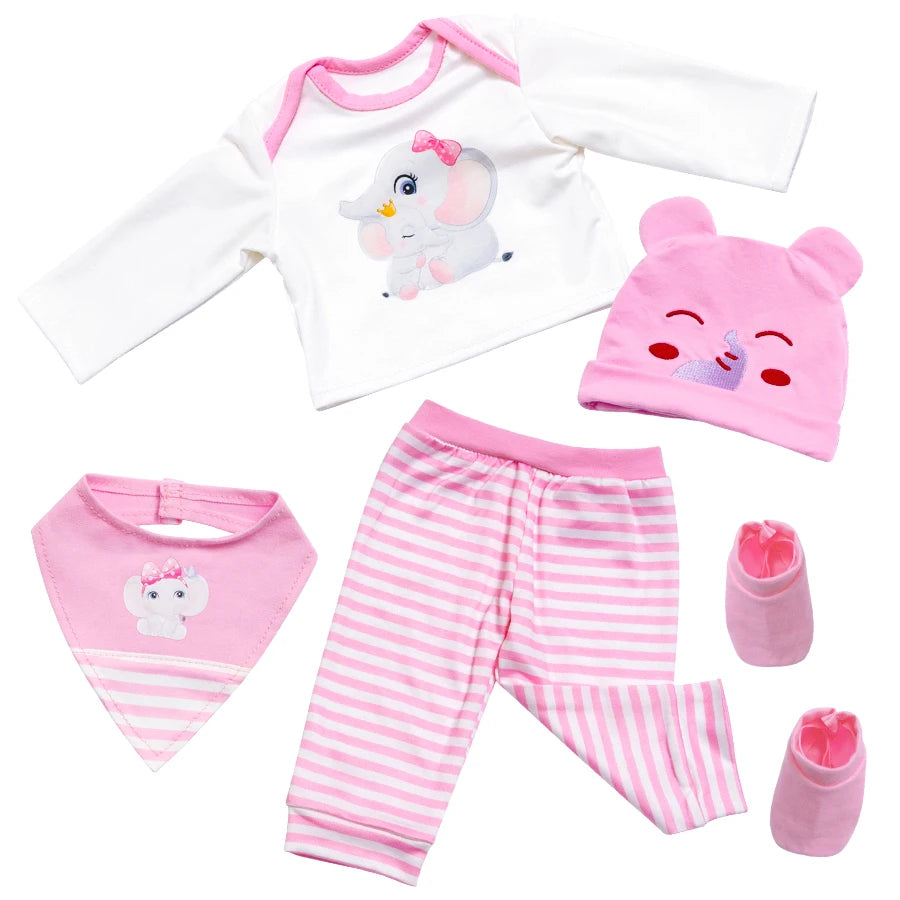 New Doll Clothes For 20-22Inch Baby Doll 50-55cm Reborn Babies Doll Clothes.
