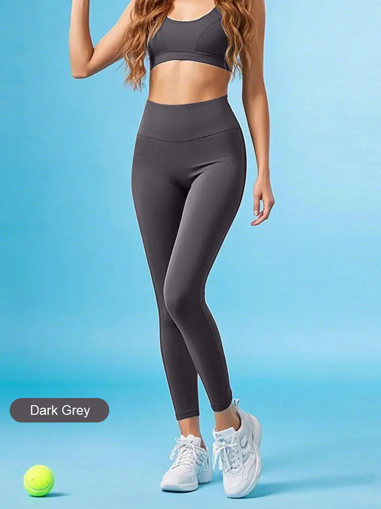 High-Waisted Workout Leggings - 4-Way Stretch, Slim Fit, Butt Lifting & Tummy Control for Gym, Yoga, Running & Daily Wear