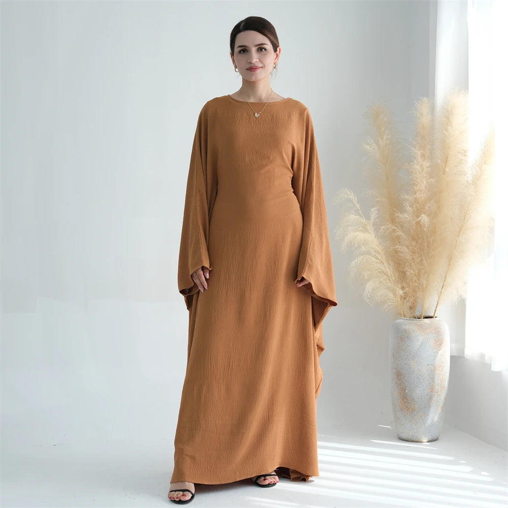 Ramadan Eid Baumwolle Leinen Khimar Abaya Set Dubai Muslim Sets Hijab Kleid Kaftan Abayas Kaftan Marocain Femme Vestidos Para Mujer