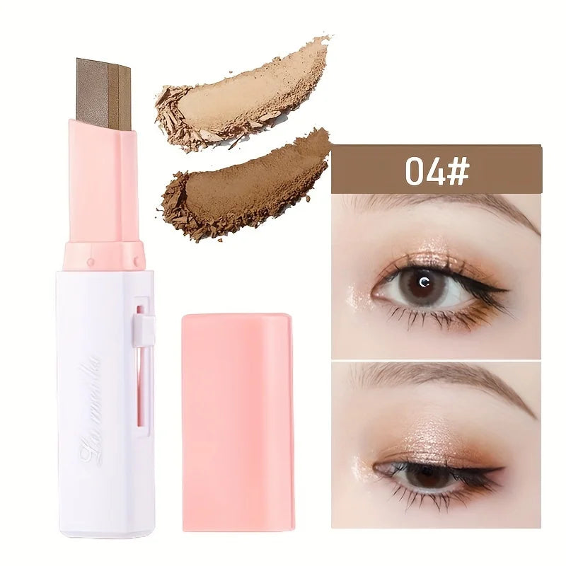2 In 1 Pearly Highlighter Eyeshadow Stick Makeup Waterproof Long Lasting Glitter Eyeshadow Eyeliner Stick Eyes Makeup Cosmetics.