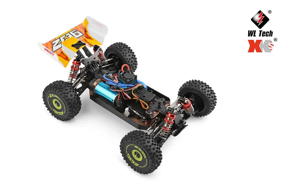 WLtoys 144010 144001 75KM/H 2.4G RC Car Brushless 4WD Electric High Speed Off-Road Remote Control Drift Toys for Children Racing