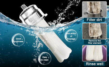Whole house water purifier 0.01um PVDF pre-filter 1000L SUS304 water filter can be continuously cleaned for 5 years.