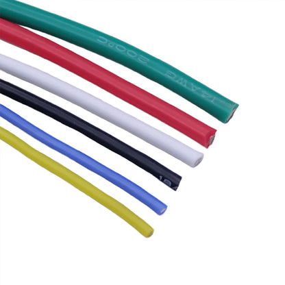 Soft Silicone Cable Auto Car Battery Automotive Wiring 30 28 26 22 20 18 16 14 12 8AWG Heat-resistant Electrical Wire Red Black.