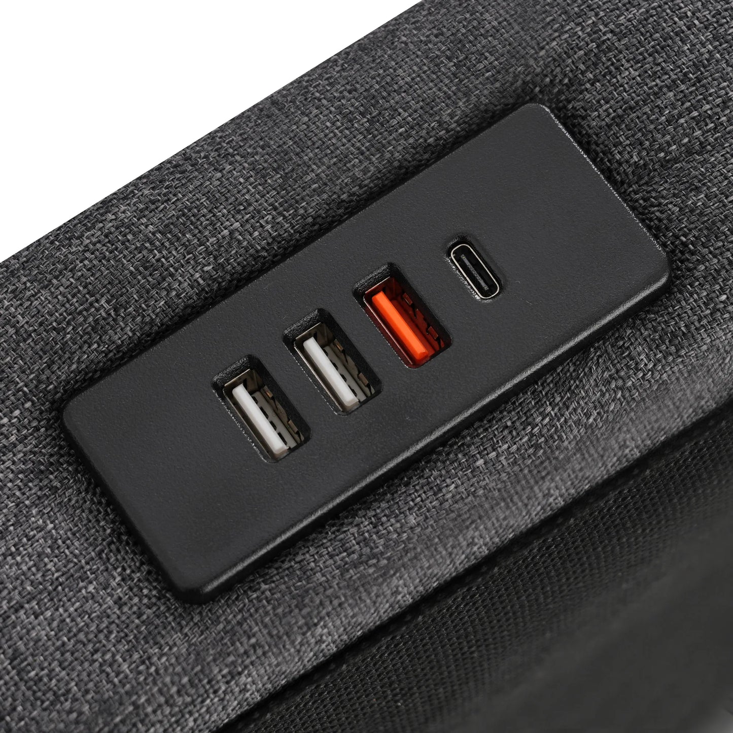 KOMHTOM Polsterbett Einzelbett Jugendbett 90x200 cm Grau - USB Typ C Ladefunktion, LED-Beleuchtung, 2 Schubladen, ohne Matratze