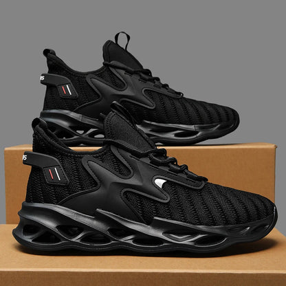 YRZL Sports Shoes Men Mesh Breathable Athletic Sneakers Lightweight Soft Sole Comfortable Walking Running Shoes for Men Non Slip