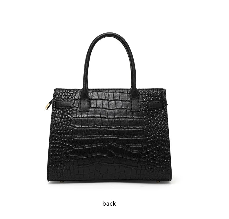 Leather  bag,women's handbag, cowhide cross-body bag, 2024 new style, light and luxurious, mother bag, large capacity.