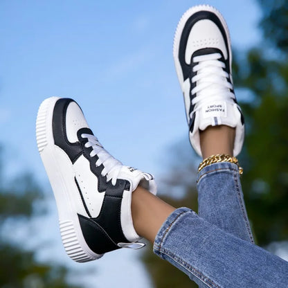 YRZL High Top Sneakers Unisex Waterproof Pu Leather Lightweight Sports Shoes Wear Resistant Tennis Shoes for Men Women