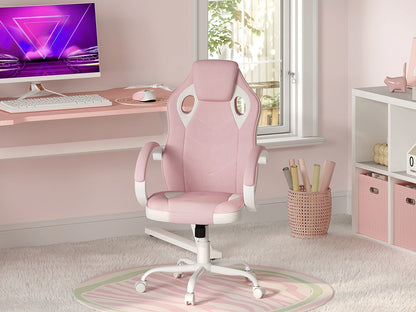 Ergonomisches Design, Gaming-Stuhl, Gamer-Sessel, Büro-Computerstuhl, Neigungsmechanismus, höhenverstellbar, 360° °   Drehbare hohe Rückenlehne