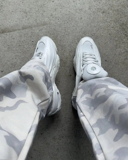 Camouflage Y2K Clothes Classic Retro Sport Tracksuit Men Women Oversized Zipper Hoodies Sweatshirts Gothic Sweatpants Streetwear.