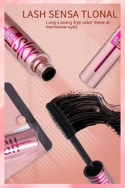 Eyelashes Lengthening Mascara Long Lasting Waterproof Women Korean Silky Lash Black Eyelashes Extension Makeup Beauty Cosmetic.