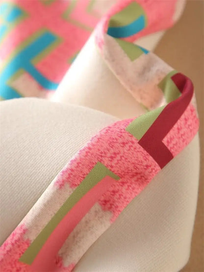 Frühling Herbst frauen Kleidung Set Gedruckt Doppel-Reißverschluss Jacke + hohe Taille Elastische Kordelzug Breite Bein Hosen Sport zwei-Stück Set