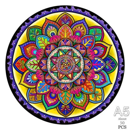 Wooden Animal Jigsaw Puzzle for Adults Kids Toy Circular Puzzle Puzzles Set Birthday Gift Brain Teaser Family Interactive Game