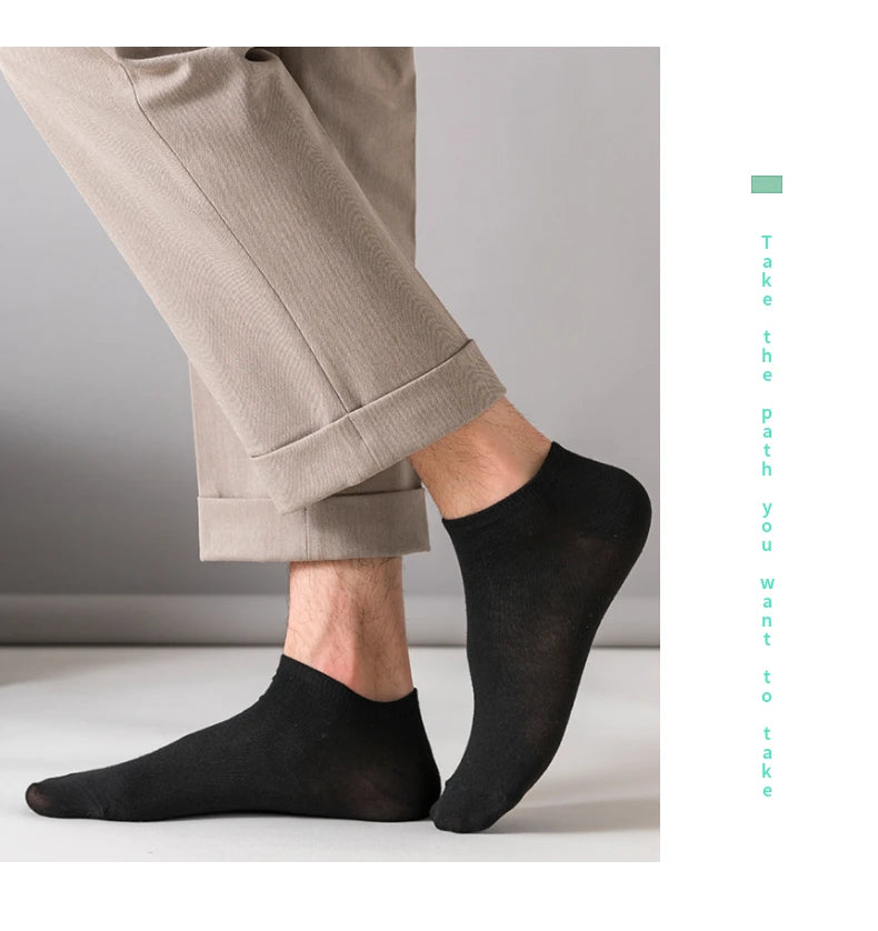 5 Pairs of Women's/men's Boat Socks Invisible Low Cut Anti Slip Summer No Show Ankle Socks Solid Color Casual Breathable.