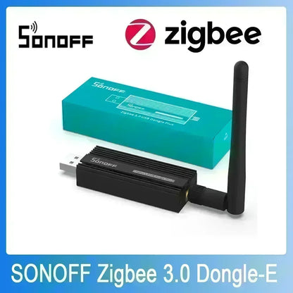 Sonoff Zigbee 3.0 USB-Dongle Plus ZBdongle-E Wireless Zigbee Gateway USB-Schnittstelle Capture EFR32MG21 Google Home Sprachsteuerung.
