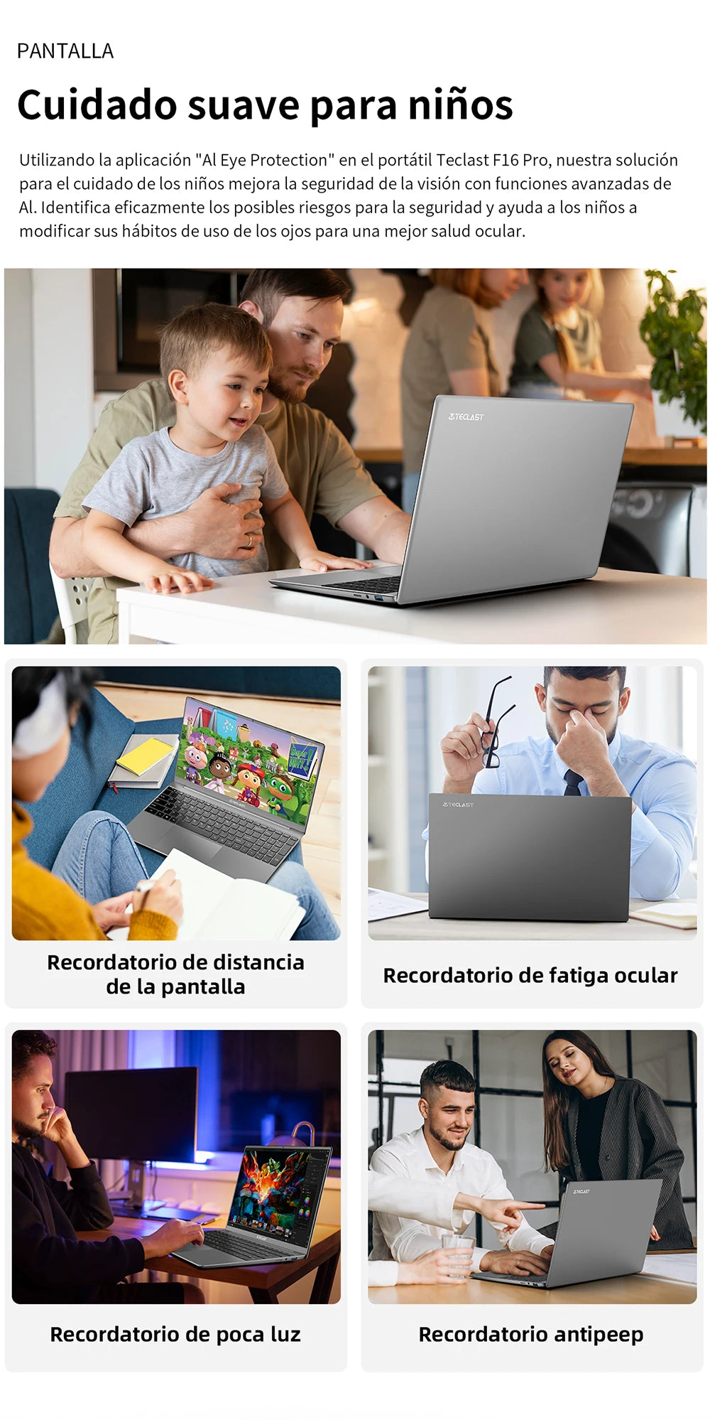 【New】Teclast F16Pro Laptop 15.6 Inch 1920X1080, 12Gb / 16Gb Ram, 256Gb / 512Gb Rom, Backlit Keyboard, for Intel N95, Mini-Hdmi.