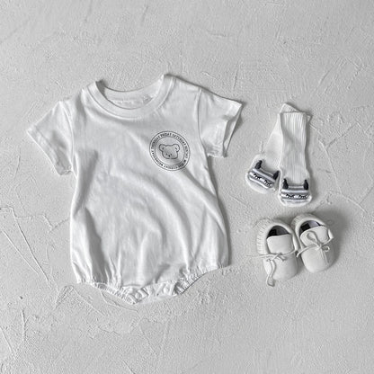 0-2Y Sommer Baby Body Niedlichen Cartoon Gedruckt Einteiliges für Kleinkinder Mädchen und Jungen Baby Kleidung Kleinkind Kurzarm Overall