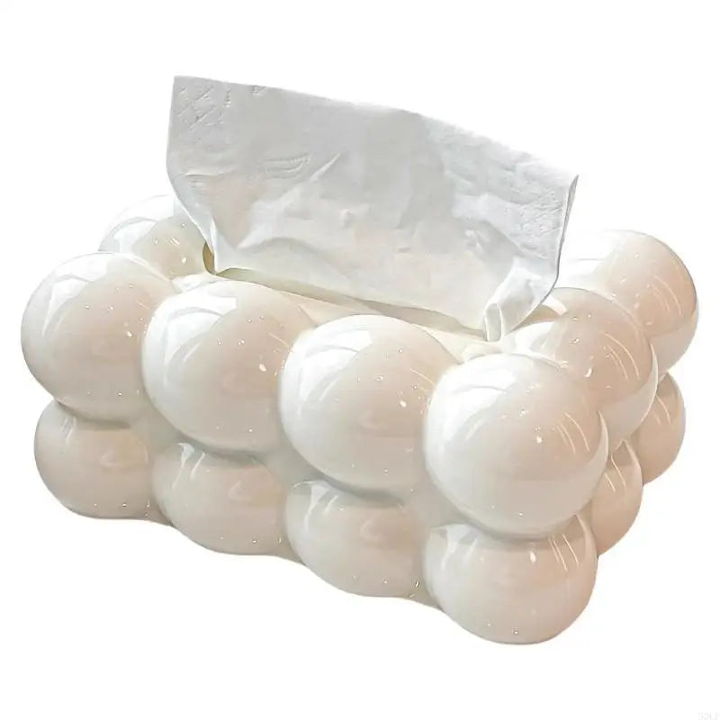 50LF Lovely Rabbit Design Marshmallows Tissue Box For Kids And Adults Home Decoration.