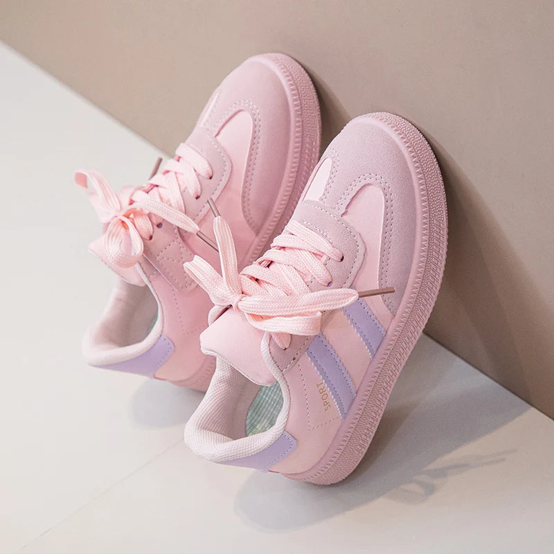 Children Tennis Shoes 2025 New Simple Kids Sneakers for Girls Patchwork Non-slip Boys Causal School Running Sneakers Non-slip