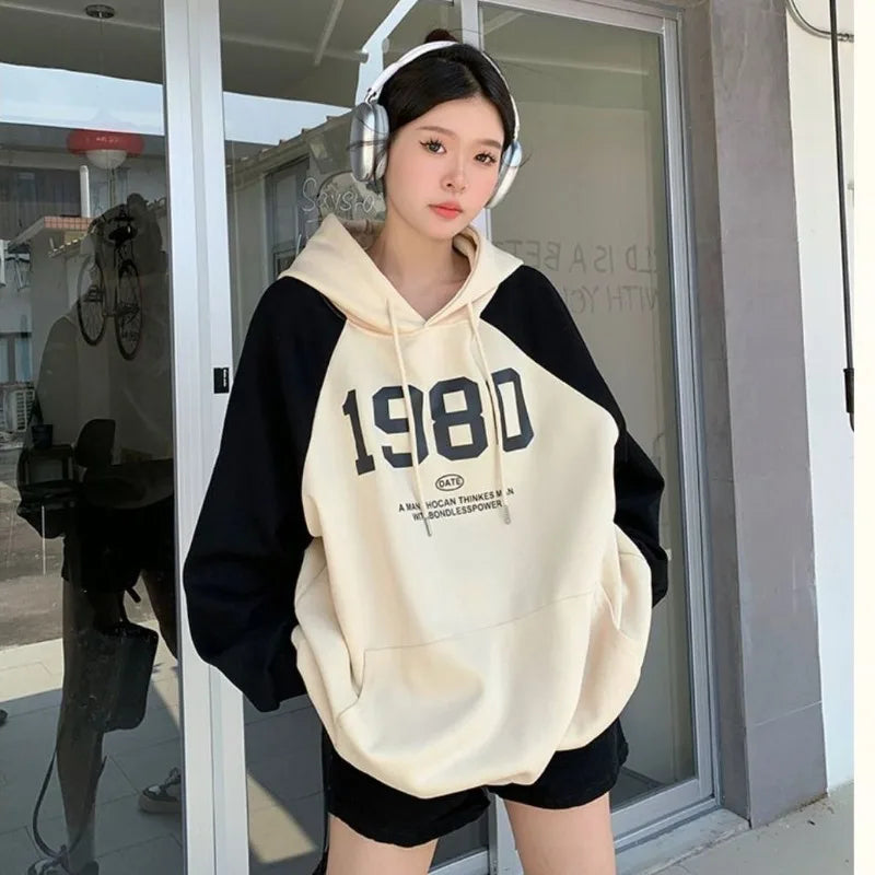Deeptown Kawaii Duck Hoodies Women Long Sleeve Cute Tops Emo Clothes Korean 2023 Fashion Winter Yellow Casual Pullover Soft Girl.