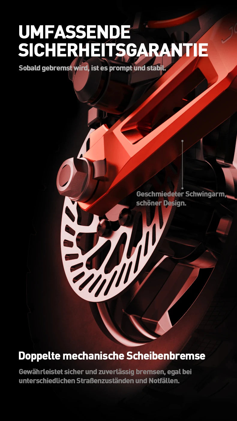 JOYOR T6E Adult Electric Scooter 500W Motor 48V18AH Battery E-Mountain Escooter 10" Off-Road Tire Foldable E-Scooter.